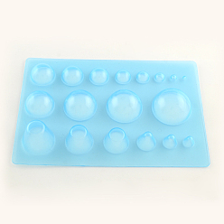 Светло-Голубой Бумага рюш инструмент половина мяч делает доска мини-форма бумажные поделки украшения поделок скрапбукинга, Небесно-голубой, 20x13x3 см