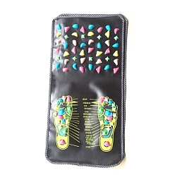 Rectangle Массажные подушечки для ног из искусственной кожи, Рефлексотерапия, ходьба, массажные коврики для ног, прямоугольные, 700x350 мм