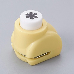 Случайный Цвет Случайные одноцветные или случайные смешанные цветные мини-пластиковые комплекты для пунша, бумажные формочек, снежинка, 33x26x31 мм