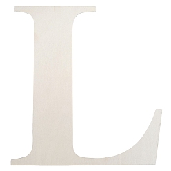 Letter L Необработанные листы МДФ, Письмо L, 375x345x0.4 мм