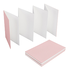 Pink Paper Accordion Fold Notebooks, Rectangle, Pink, 191x130x10mm