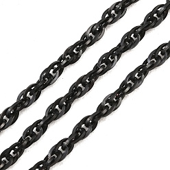 Черный 304 из нержавеющей стали веревочные сети, с катушкой, ионное покрытие (ip), пайки, чёрные, 3 мм