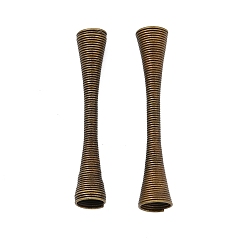 Античная Бронза Железа бисера, стойки покрытие, античная бронза, 39x6.5 мм, отверстие : 5 мм