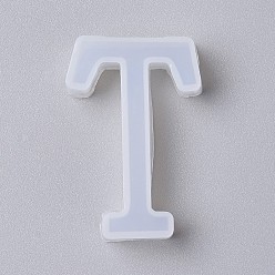 Letter T Силиконовые формы, формы для литья смолы, для уф-смолы, изготовление ювелирных изделий из эпоксидной смолы, буквы, letter.t, 4x2.6x1.1 см