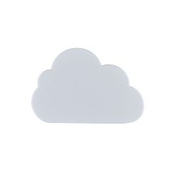 Cloud Силиконовые коврики для уплотнения воска, инструмент для штамповки сургучной печати, светло-серый, облако, 140x95 мм