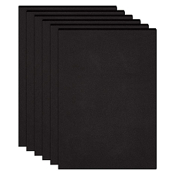 Black EVA Sheet Foam Paper, with Adhesive Back, Rectangle, Black, 30x21x0.3cm