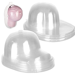 Прозрачный ПВХ пластиковые коробки для бейсбольных кепок, прозрачные, 30x24x15 см