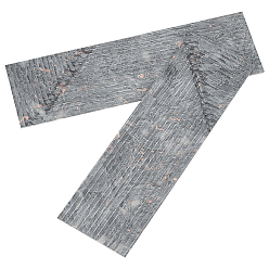 Серый Листы углеродного волокна, для изготовления рукоятки ножа, прямоугольные, серые, 135x41x1 мм