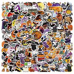 Colorful Halloween Themed PVC Waterproof Sticker Labels, Self-adhesive Decals, for Suitcase, Skateboard, Refrigerator, Helmet, Mobile Phone Shell, Colorful, 40~80mm, 200pcs/set