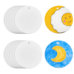 Белый Губка из древесной целлюлозы, губка для мытья посуды, губка для чистки, плоско-круглые, белые, 82x5x3 мм