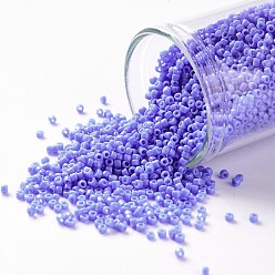 (48L) Opaque Periwinkle Круглые бусины toho, японский бисер, (48 l) непрозрачный барвинок, 15/0, 1.5 мм, отверстие : 0.7 мм, Около 135000 шт / фунт