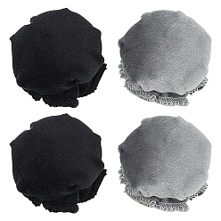 (52) Непрозрачная лаванда 4 шт. 2 цвета, чехлы на дверные ручки из полиэстера, дверной бампер, с губкой, разноцветные, 39x40x40 мм, 2 шт / цвет