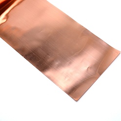 Розовое Золото Медные листы, хорошая пластичность и высокая прочность, розовое золото , 200x0.1 мм