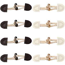 (52) Непрозрачная лаванда 8 шт. 2 пряжки из искусственной кожи с цветной смолой, для сумки свитер куртка пальто, аксессуары для шитья своими руками, разноцветные, 142x35x4.5 мм, 4 шт / цвет