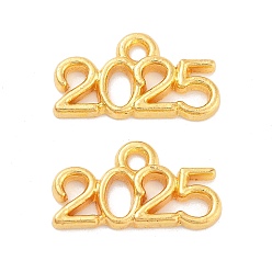 Number Стойки подвески обшивки сплава, без кадмия и без свинца, гальванический никель, 2025 номер, число, 9x16.5x2 мм, отверстие : 1.6 мм