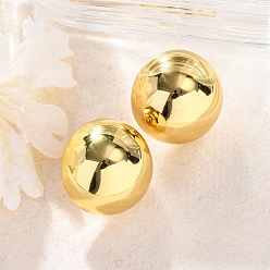 Золотой Полукруглый 304 из нержавеющей стали серьги стержня, золотые, 20 мм