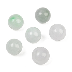 Honeydew Natural Myanmar Jade Burmese Jade Beads, Dyed, Smooth Round, Honeydew, 12mm, Hole: 1.6mm