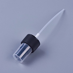 Black Plastic Spray Head, Black, 15.1x2.7cm