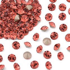 90350 Padparadscha Preciosa® maxima кристалл круглые камни, чешский хрусталь, срыв твердой мозговой оболочки, круглый(431 11 615 шаттон), 90350 падпараджа, ss 29 (6.15~6.35 мм)