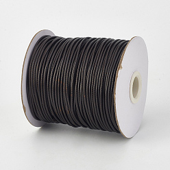 Coconut Brown Eco-Friendly Korean Waxed Polyester Cord, Coconut Brown, 2mm, about 90yards/roll(80m/roll)
