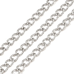 Нержавеющая Сталь Цвет 304 бордюрные цепи из нержавеющей стали, несварные, с катушкой, цвет нержавеющей стали, ссылка: 7x5x1 mm