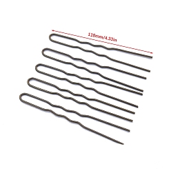 Antique Bronze 5Pcs Metal Hair Fork Findings, Antique Bronze, 110mm