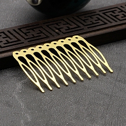 Золотой Вилки железа волос, аксессуары для волос викингов для женщин, золотые, 53x39 мм