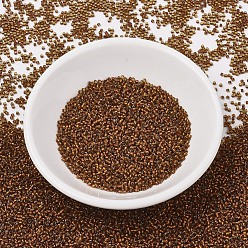 (DB1682) Глазурованный Темный Медовый с Серебряной Подкладкой Бусины miyuki delica, цилиндр, японский бисер, 11/0, (дБ 1682) глазированный темный мед, 1.3x1.6 мм, Отверстие: 0.8 мм, о 2000 шт / бутылка, 10 г / бутылка