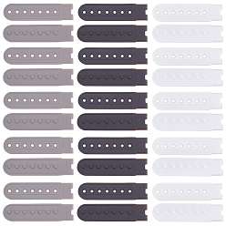 (52) Непрозрачная лаванда 60 наборы 3 цвета 7-отверстия сменные застежки пряжка удлинитель бейсболка ковбойская шляпа кнопка ремешок зажим, разноцветные, 80x20x1.5 мм, отверстие : 3 мм, 80x20x3.5 мм, 2 шт / комплект, 20 наборы / цвет