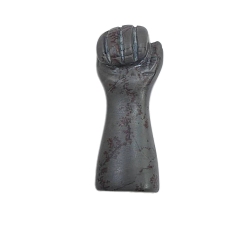 Дендритный Агат Натуральный дендритный агат украшение украшение, украшение в виде кулака для рабочего стола в домашнем офисе, 38x15 мм