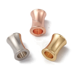 (52) Непрозрачная лаванда Стойки обшивки латунные бусины, без кадмия и без свинца, долговечный, бамбуковую палку, разноцветные, 7x5 мм, отверстие : 3 мм