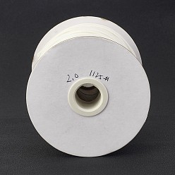 White Eco-Friendly Korean Waxed Polyester Cord, White, 1mm, about 169.51~174.98 Yards(155~160m)/Roll