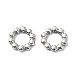 Нержавеющая Сталь Цвет Не тускнеет 304 соединительные кольца из нержавеющей стали, шариковое кольцо, цвет нержавеющей стали, 10x2 мм, внутренний диаметр: 6 мм