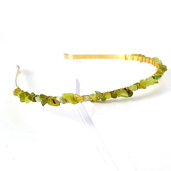 Нефрит Обручи для волос из натурального нефрита, аксессуары для волос для женщин и девочек, 150x130 мм