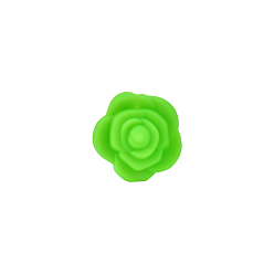Зеленый газон Пищевые экологически чистые силиконовые фокусные шарики, роза, зеленый газон, 20.5x19x12.5 мм