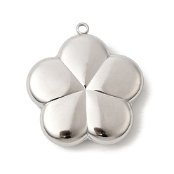 Нержавеющая Сталь Цвет 304 подвески из нержавеющей стали, , цвет нержавеющей стали, 32.5x30x7 мм, отверстие : 2 мм