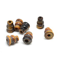 Tiger Eye Natural Tiger Eye Beads, Gourd, 8~8.5x7mm, Hole: 2mm
