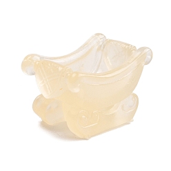 Sleigh Рождественские тематические статуэтки из смолы для украшения рабочего стола в домашнем офисе, санки, 20.5x34.5x19.5 мм