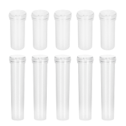 Clear Plastic Floral Water Tubes, with Cap, Vials for Flower Arrangements, Clear, 4.1cm, 7.3cm, 120pcs/set