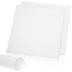 White Silicone Pads, Reusable Anti Slip Pad, Square, White, 250x250x4mm