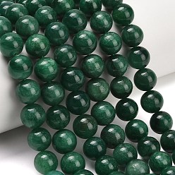 Fuchsite Бусины из натурального фуксита, гладкий круглый, 9.5~10.5 мм, отверстие : 1 мм, около 38~40 шт / нитка, 15.28'' (38.8 см)