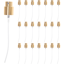 Gold 22Pcs PP Perfume Atomizer Pump, Replacement Spray Nozzle for Refillable Perfume Bottles, Gold, 11.2cm