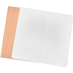 Светло-коричневый 3шт. a5 чистые блокноты из бумаги, прямоугольные, загар, 205x139x6 мм