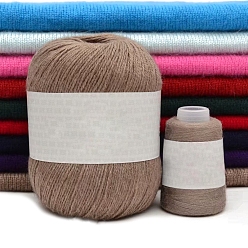 Розово-Коричневый Кашемир ручной работы 3 делится пряжей, для одежды шарфы свитера шали шапки, розово-коричневый, 75г/моток