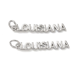 Настоящее золото 18K Латунные подвески, словесные чары, долговечный, стойки покрытие, без свинца и без кадмия, с целью перехода в кольце, реальный 18 k позолоченный, 4x26x1.5 мм, отверстие : 3 мм