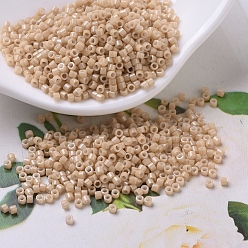 (DB0208) Непрозрачный Блеск Загара Бусины miyuki delica, цилиндр, японский бисер, 11/0, непрозрачных цветов lustered, (дб 0208) непрозрачный загар загар, 1.3x1.6 мм, отверстие : 0.8 мм, Около 100000 шт / 500 г