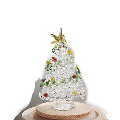 Белый Рождественские украшения в стиле лэмпворк, для украшения дома, белые, 75 мм