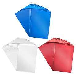 Couleur Mélangete 60 feuilles 3 couleurs a4 papier d'estampage à chaud, couleur mixte, 29x18.5 cm, 20 feuilles / couleur