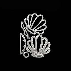 Нержавеющая Сталь Цвет Углеродистая сталь разрезает трафареты, для diy scrapbooking, Фотоальбом, декоративная бумага для тиснения, цвет нержавеющей стали, 149x105 мм