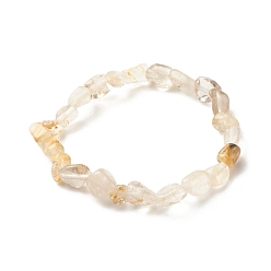 Апатит Браслет из натуральных желтых апатитовых бусин для детей, внутренний диаметр: 1-5/8 дюйм (4 см)